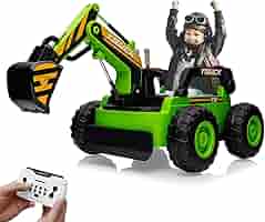 emDASH × ELECTRIC TOYS MOVE ET Cyan Amazon.com: 12V Kids Ride On Excavator Digger Truck with